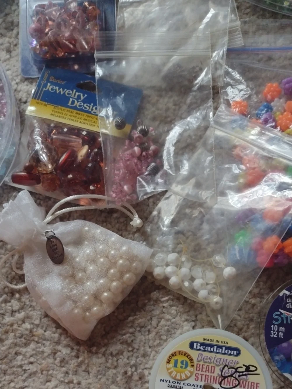 Beading and Jewelry Craft Kit - Assorted Colors